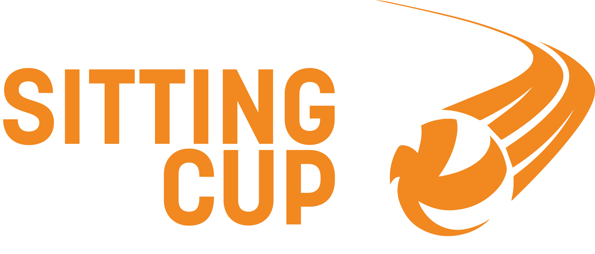 Sitting Cup Orange