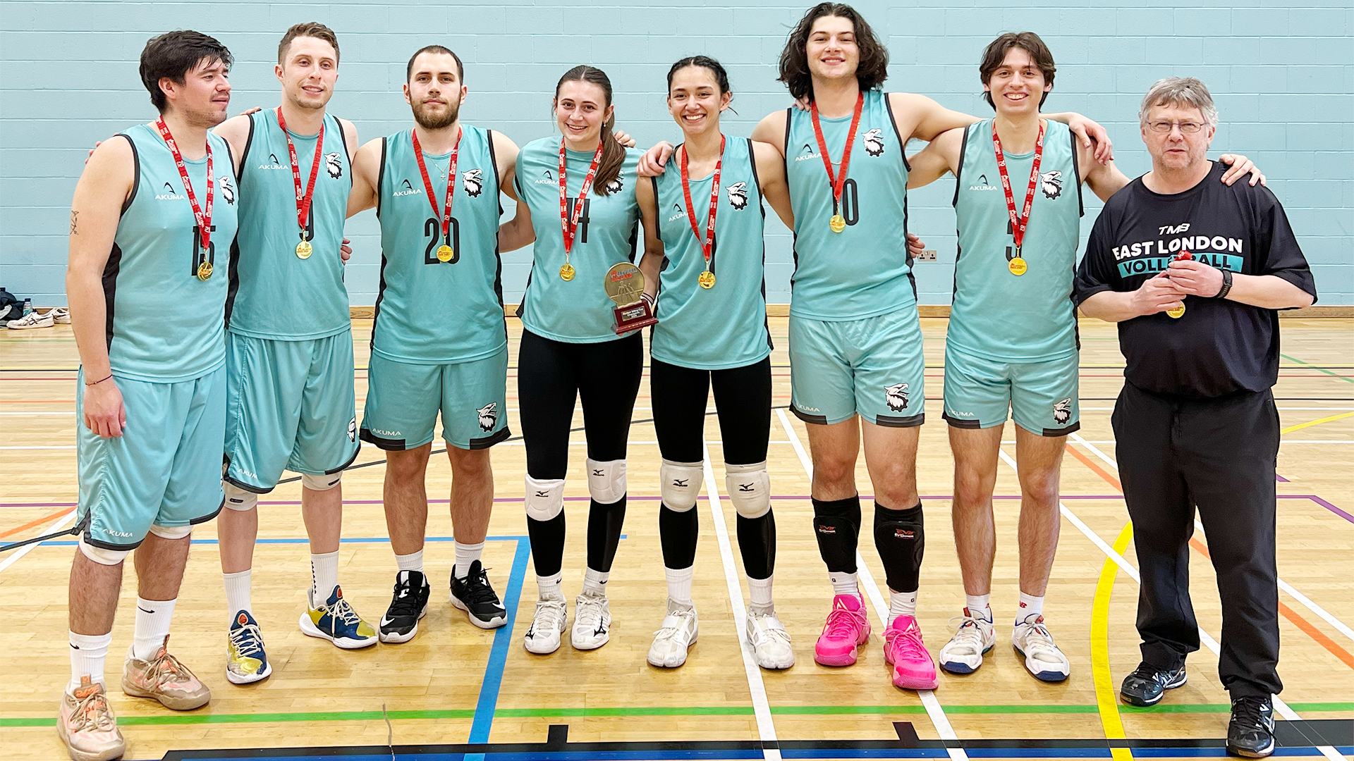 Student Sitting Cup winners UEL