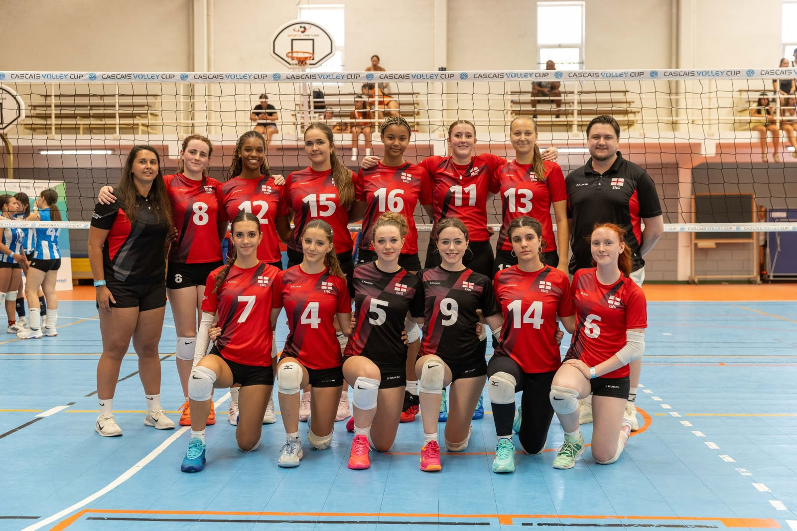 England U18 women at Cascais Cup July 2026 CV Photos