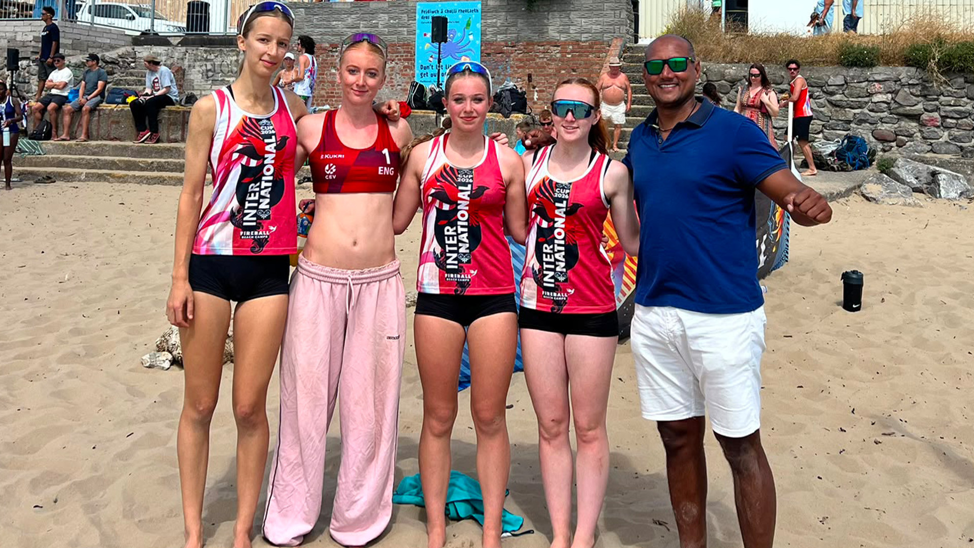 England women beach