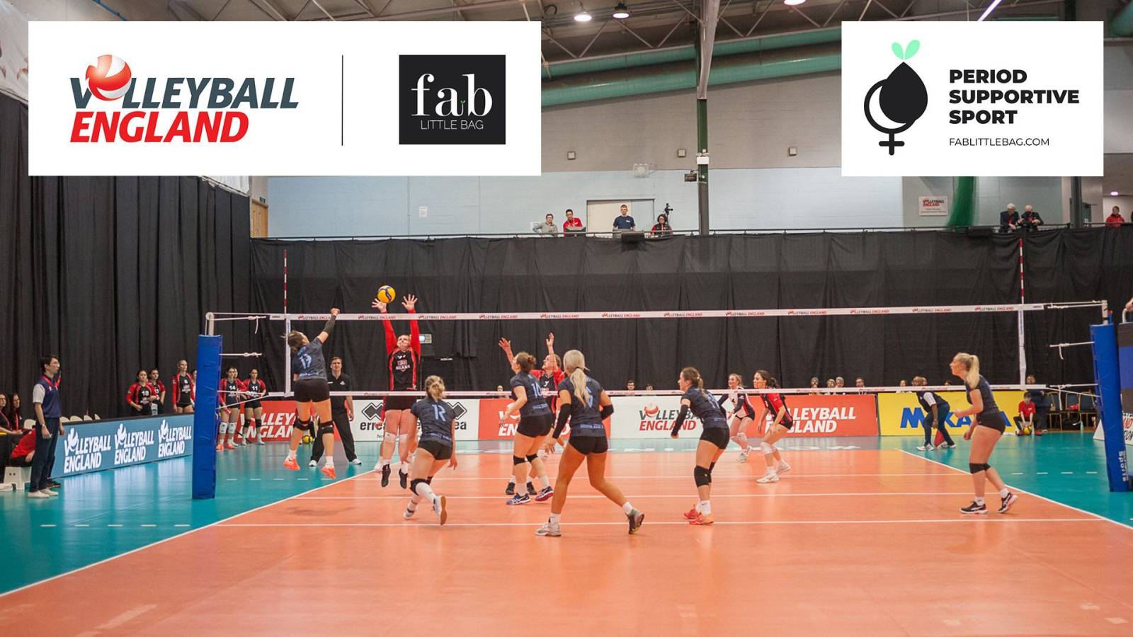 Volleyball England partners with FabLittleBag in bid to become period supportive