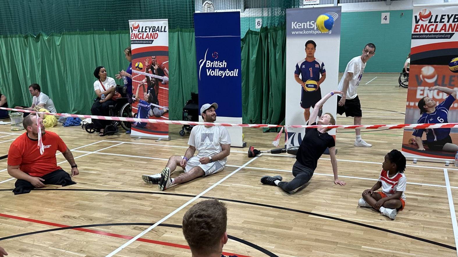 Sitting Volleyball showcased at LimbPower Games 2023