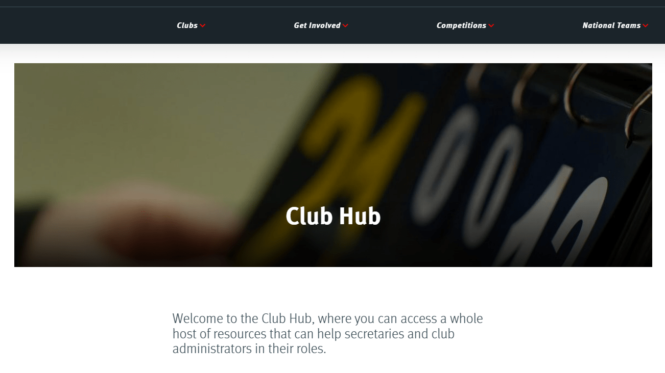 Information on 2023-24 season insurance of new Club Hub page