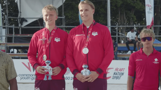 Silver medal for England's Soczewka and Morgan at the Commonwealth Youth Games 2023