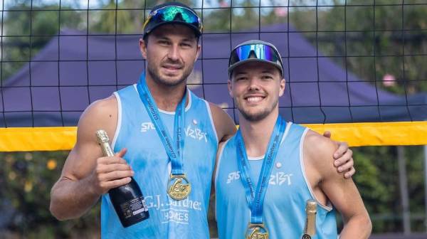 Gleed and Star Shine on New Zealand Beach Volleyball Tour