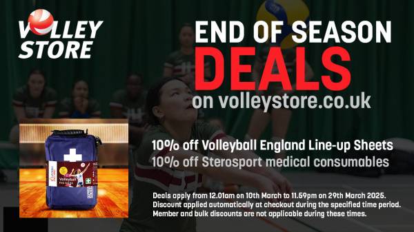 VolleyStore sales to mark change of seasons from indoor to beach 